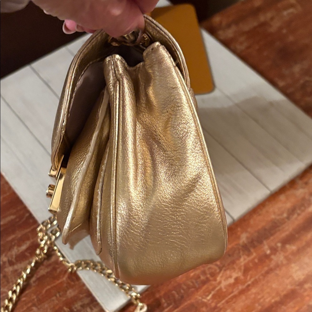 Michael Kors Metallic Gold Mini Bag - Picture 10 of 16